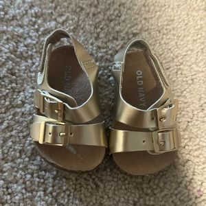 Old navy gold sandals